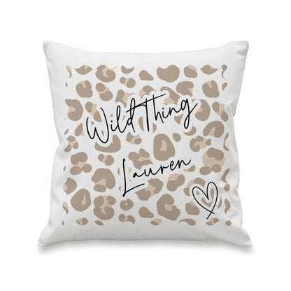 Personalised Leopard Print Cushion – Birthday Gift for Her - image 5