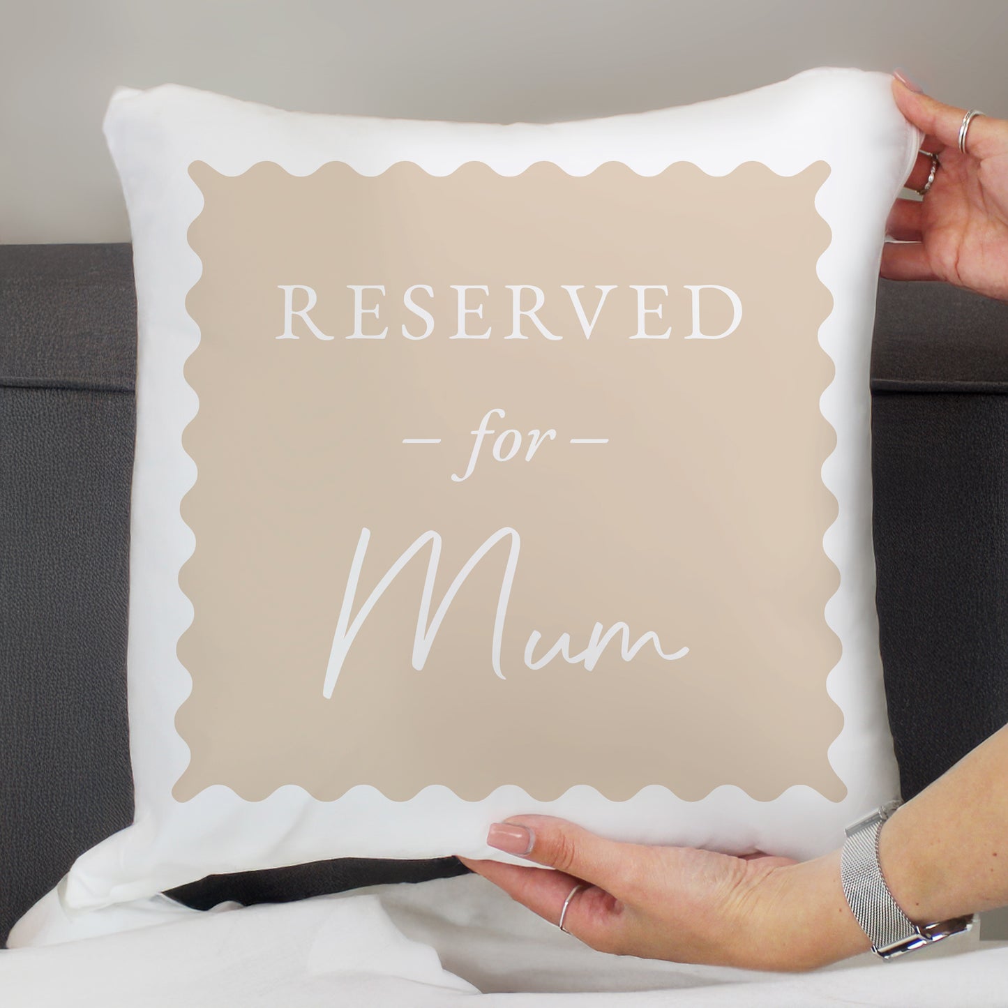 Personalised Cream Reserved For Cushion – Birthday Funny Home Gift - image 2
