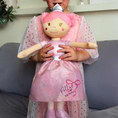 Personalised Bow Princess Rag Doll - image 2