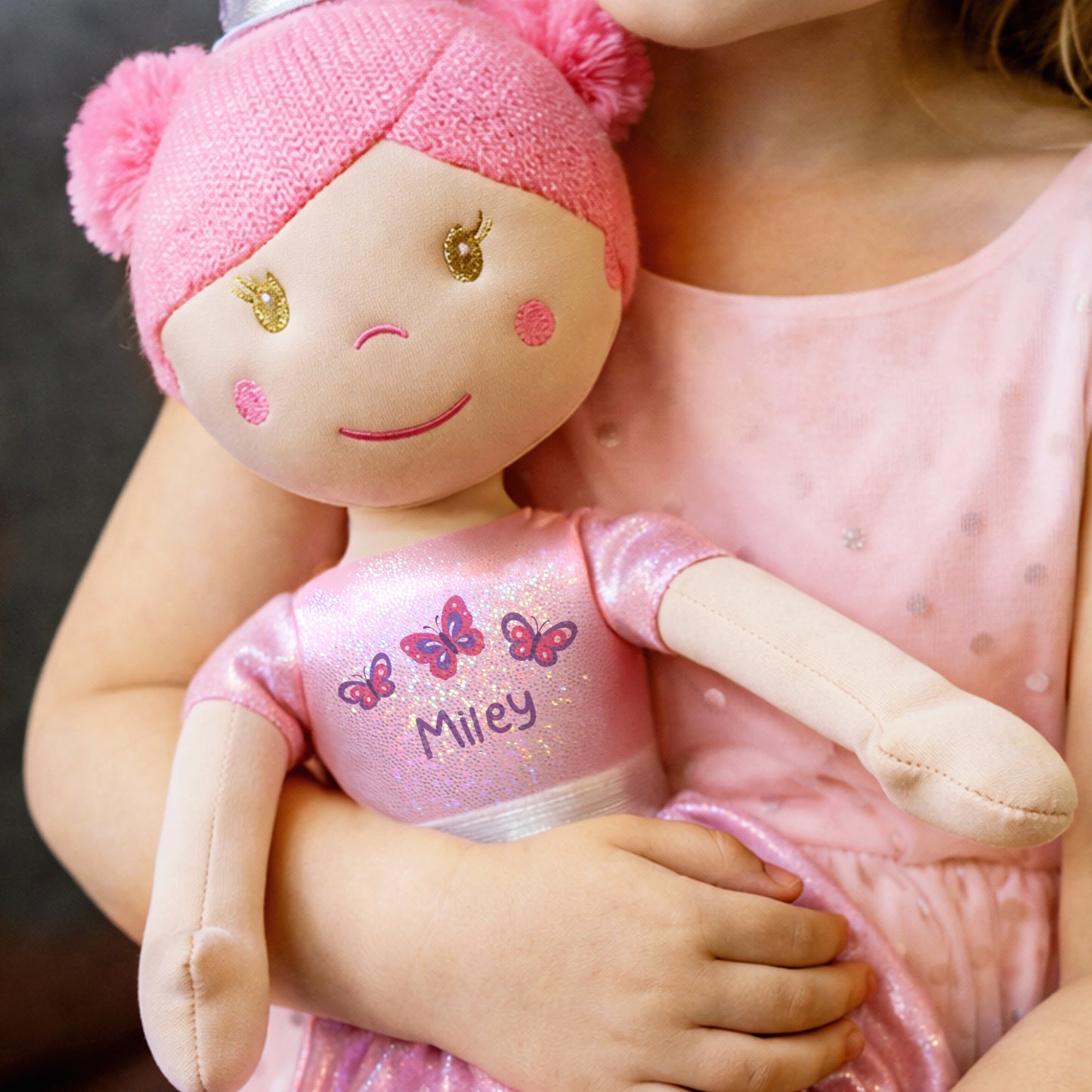 Personalised Butterfly Princess Rag Doll from Heartfelt Gifts