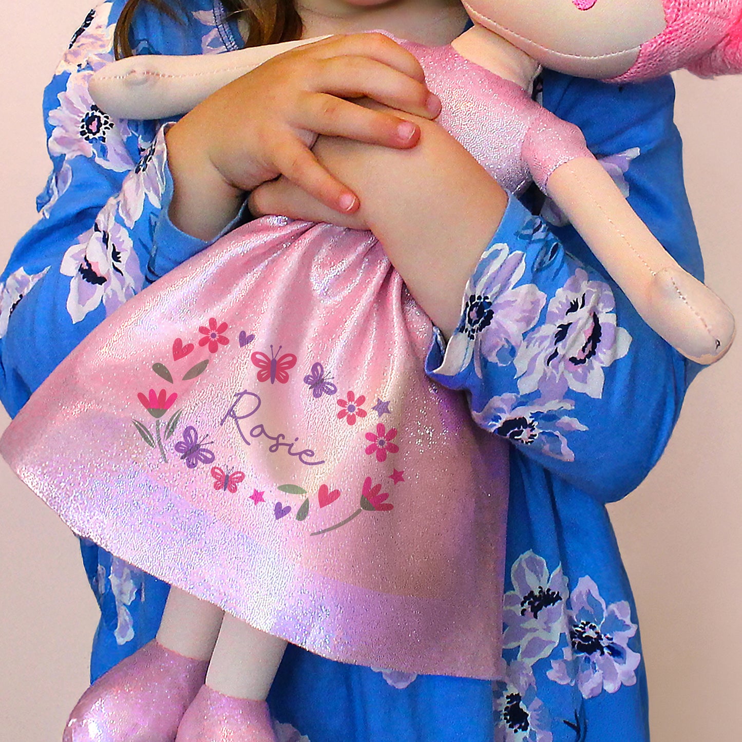 Personalised Floral Princess Rag Doll - image 2