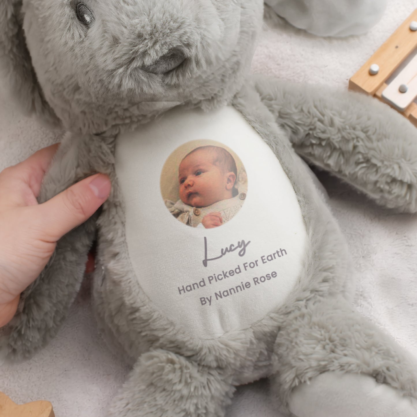 Personalised Sentimental Photo Upload Bunny - image 3