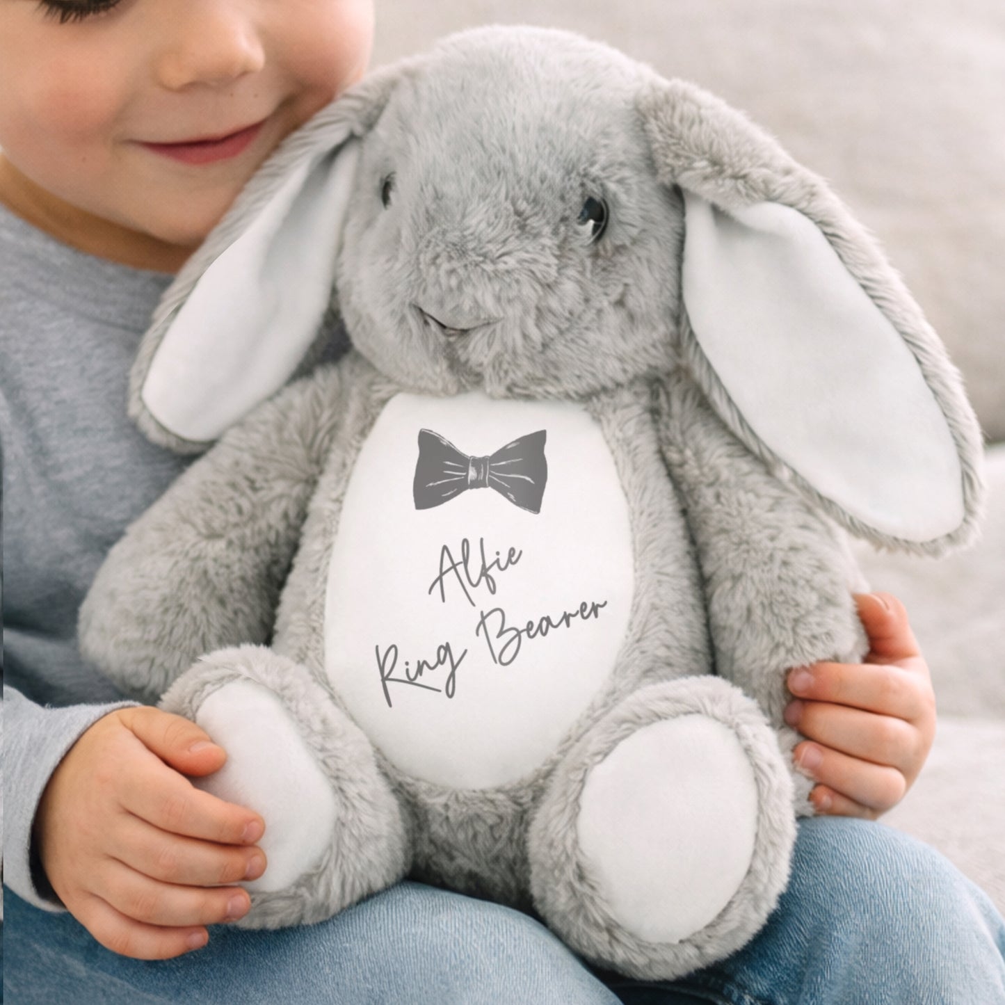 Personalised Bow Tie Bunny - image 2