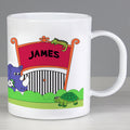 Personalised Zoo Plastic Mug from Heartfelt Gifts