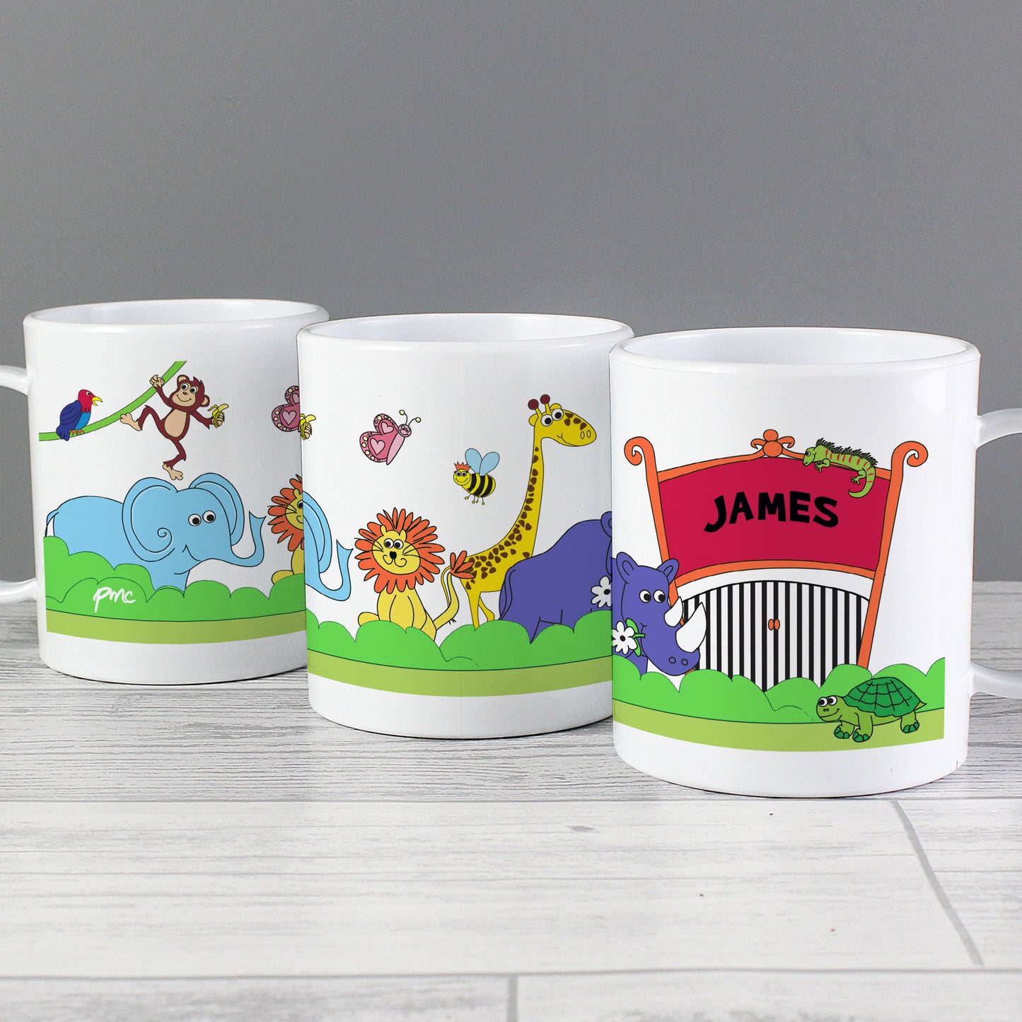 Personalised Zoo Plastic Mug - image 3