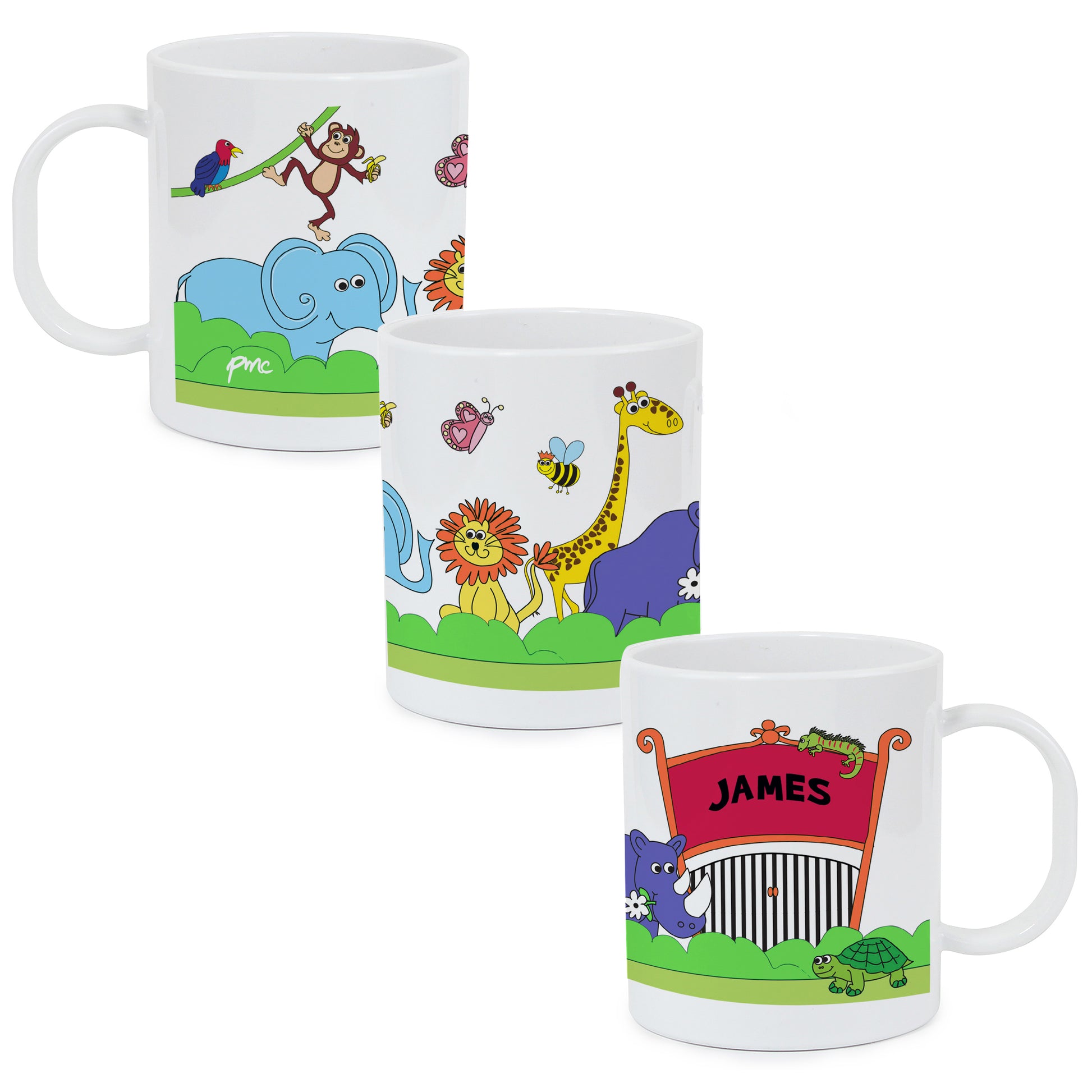 Personalised Zoo Plastic Mug - image 4