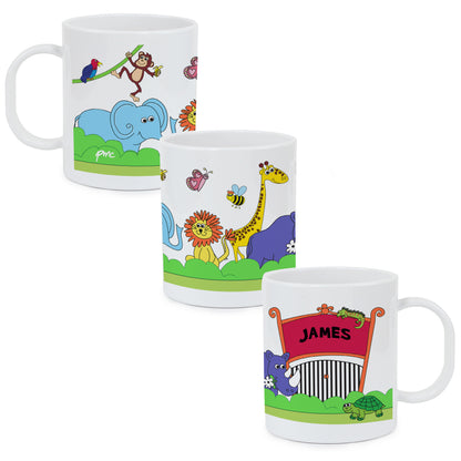 Personalised Zoo Plastic Mug - image 4