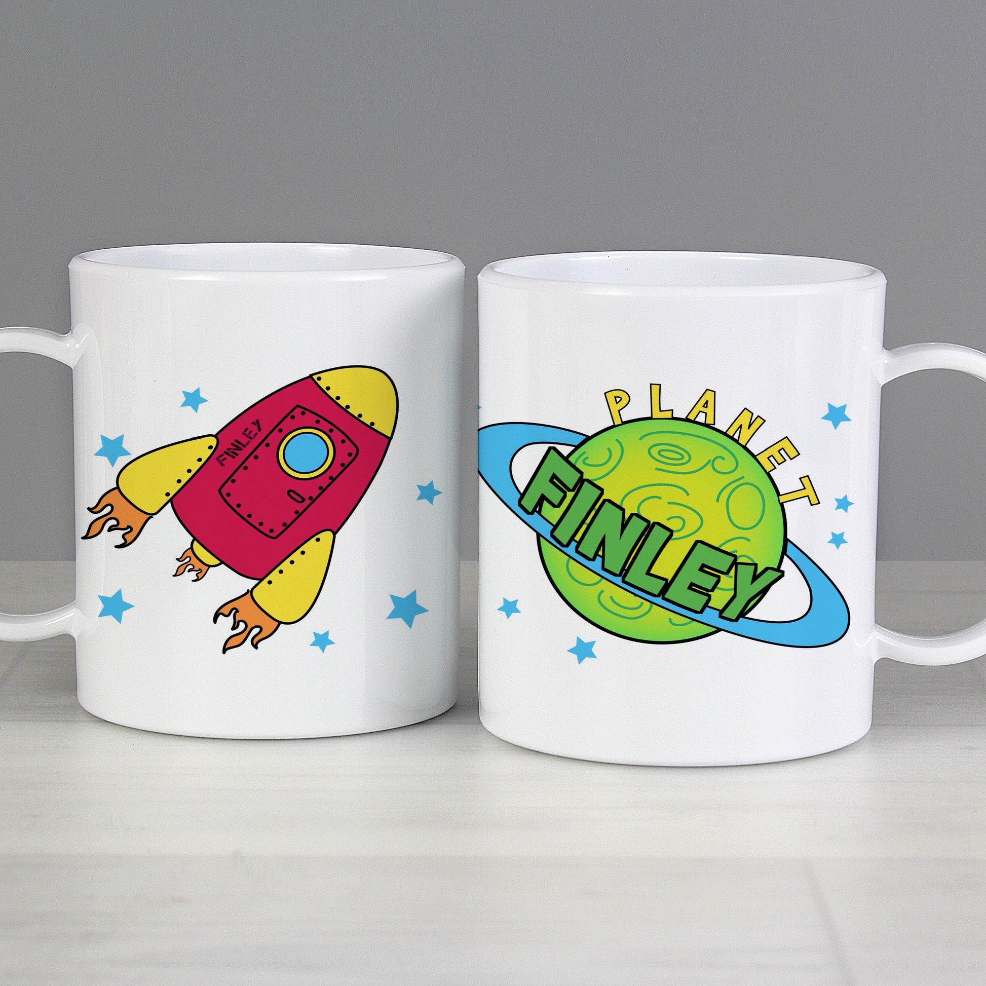 Personalised Space Plastic Mug - image 3