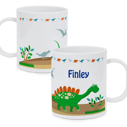 Personalised Dinosaur Plastic Mug - image 3