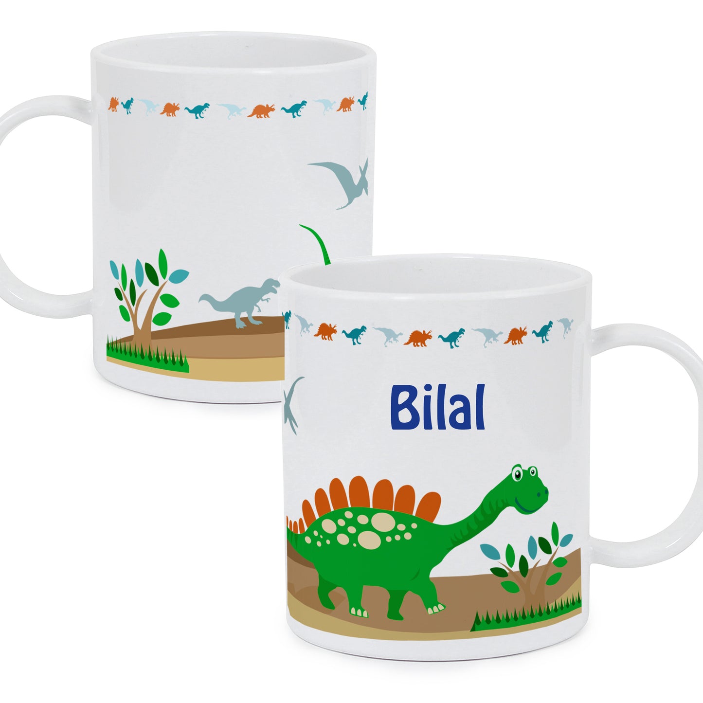 Personalised Dinosaur Plastic Mug - image 7