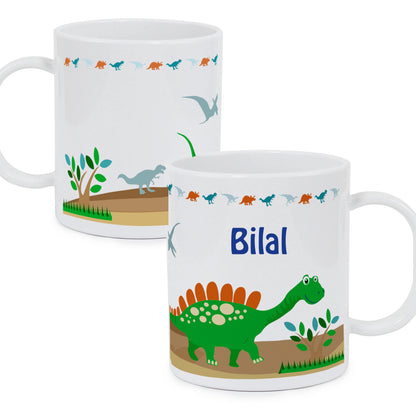 Personalised Dinosaur Plastic Mug - image 7