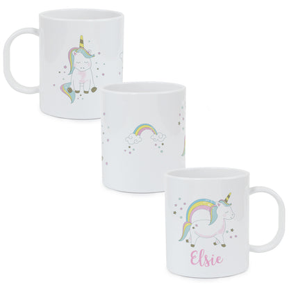 Personalised Baby Unicorn Plastic Mug - image 2