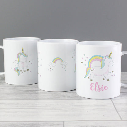 Personalised Baby Unicorn Plastic Mug - image 5