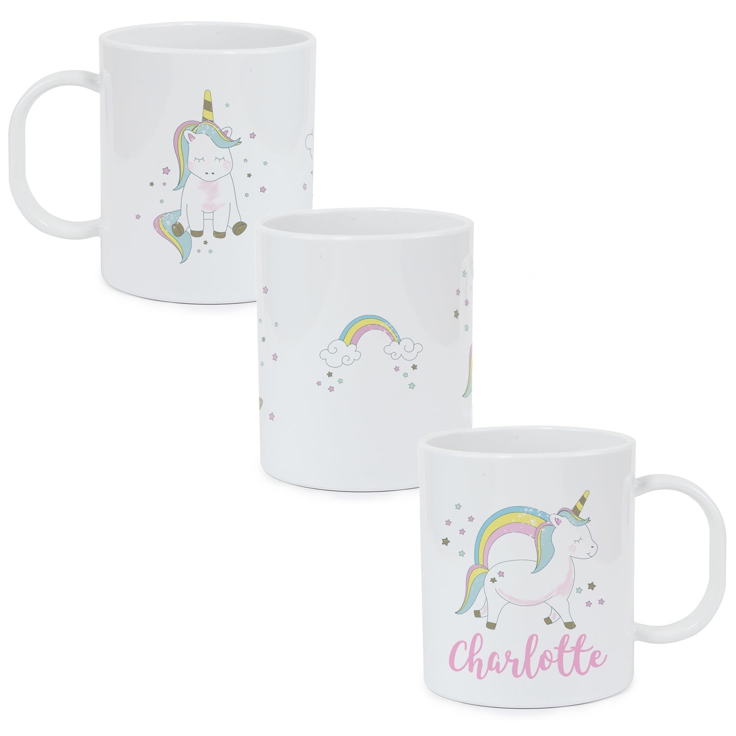 Personalised Baby Unicorn Plastic Mug - image 6
