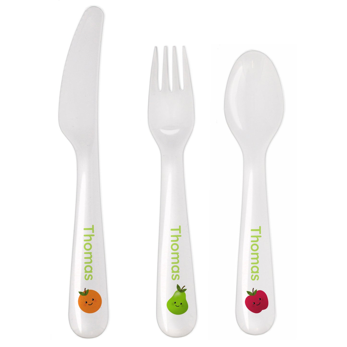 Personalised Healthy Eating Plastic Cutlery - image 2