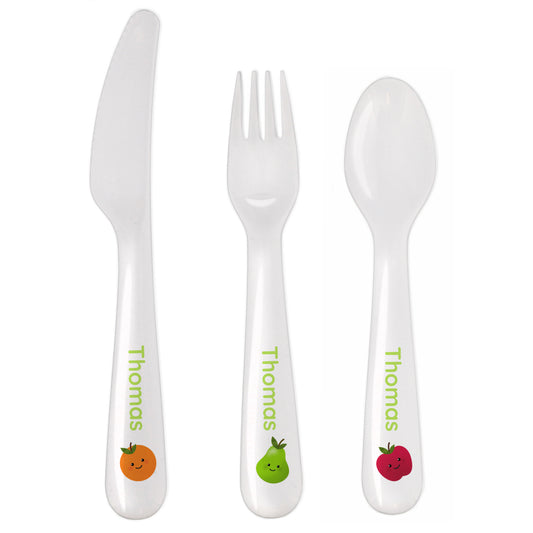 Personalised Healthy Eating Plastic Cutlery - image 2