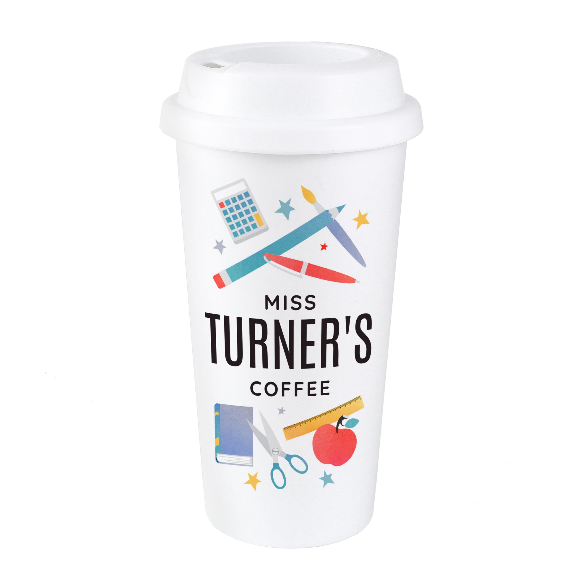 Personalised Teachers Insulated Reusable Eco Travel Cup - image 2