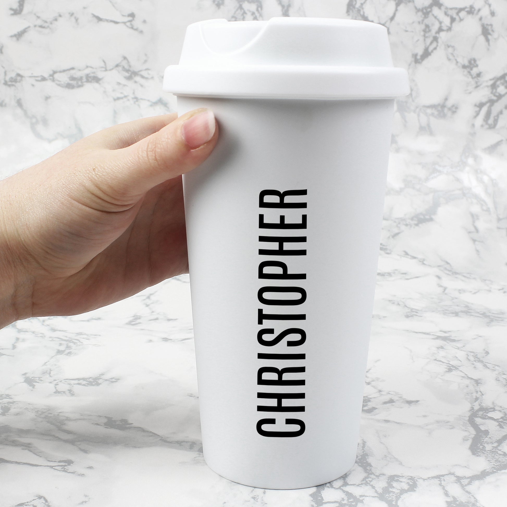 Personalised Name Insulated Reusable Eco Travel Cup - image 3