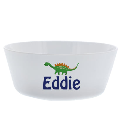 Personalised Dinosaur Plastic Bowl - image 2