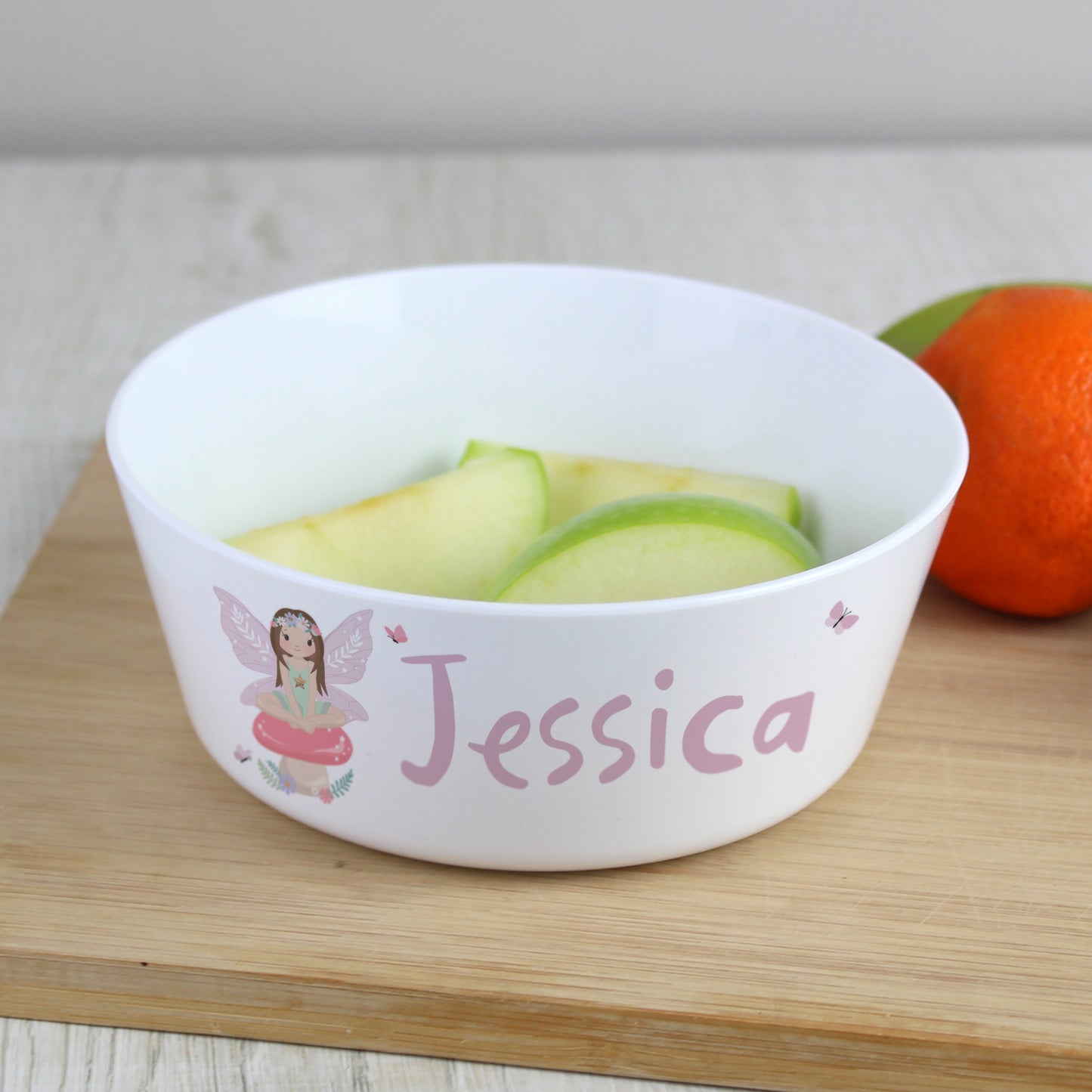 Personalised Toadstool Fairy Plastic Bowl - image 2