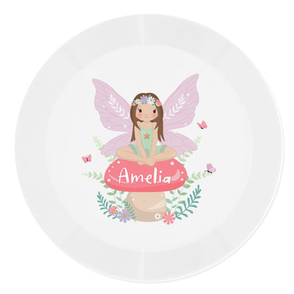 Personalised Toadstool Fairy Plastic Plate - image 4