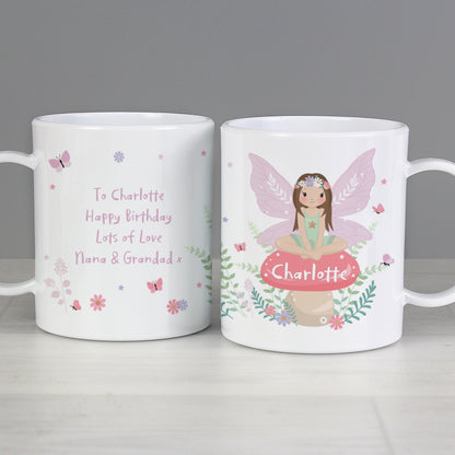 Personalised Toadstool Fairy Plastic Mug - image 4