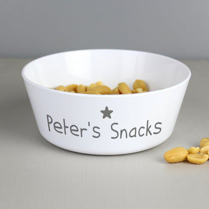 Personalised Name Only Plastic Bowl - image 6