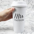 Personalised Free Text Insulated Reusable Eco Travel Cup from Heartfelt Gifts