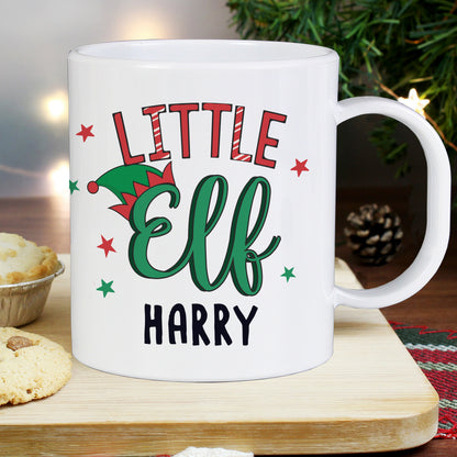 Personalised Little Elf Plastic Mug from Heartfelt Gifts