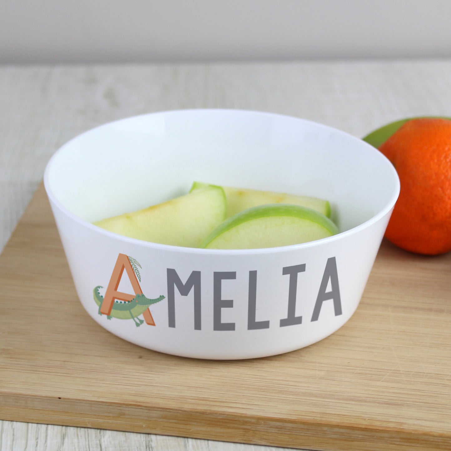 Personalised Animal Alphabet Plastic Bowl - image 2