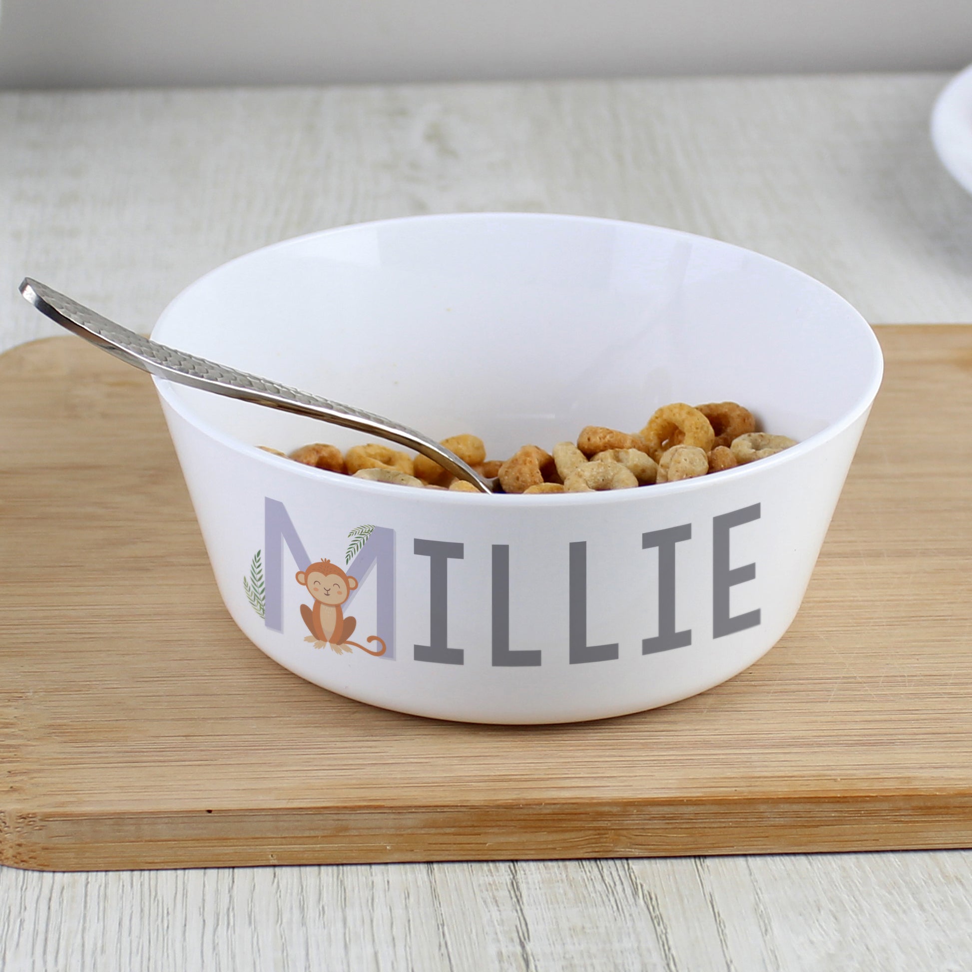 Personalised Animal Alphabet Plastic Bowl - image 3