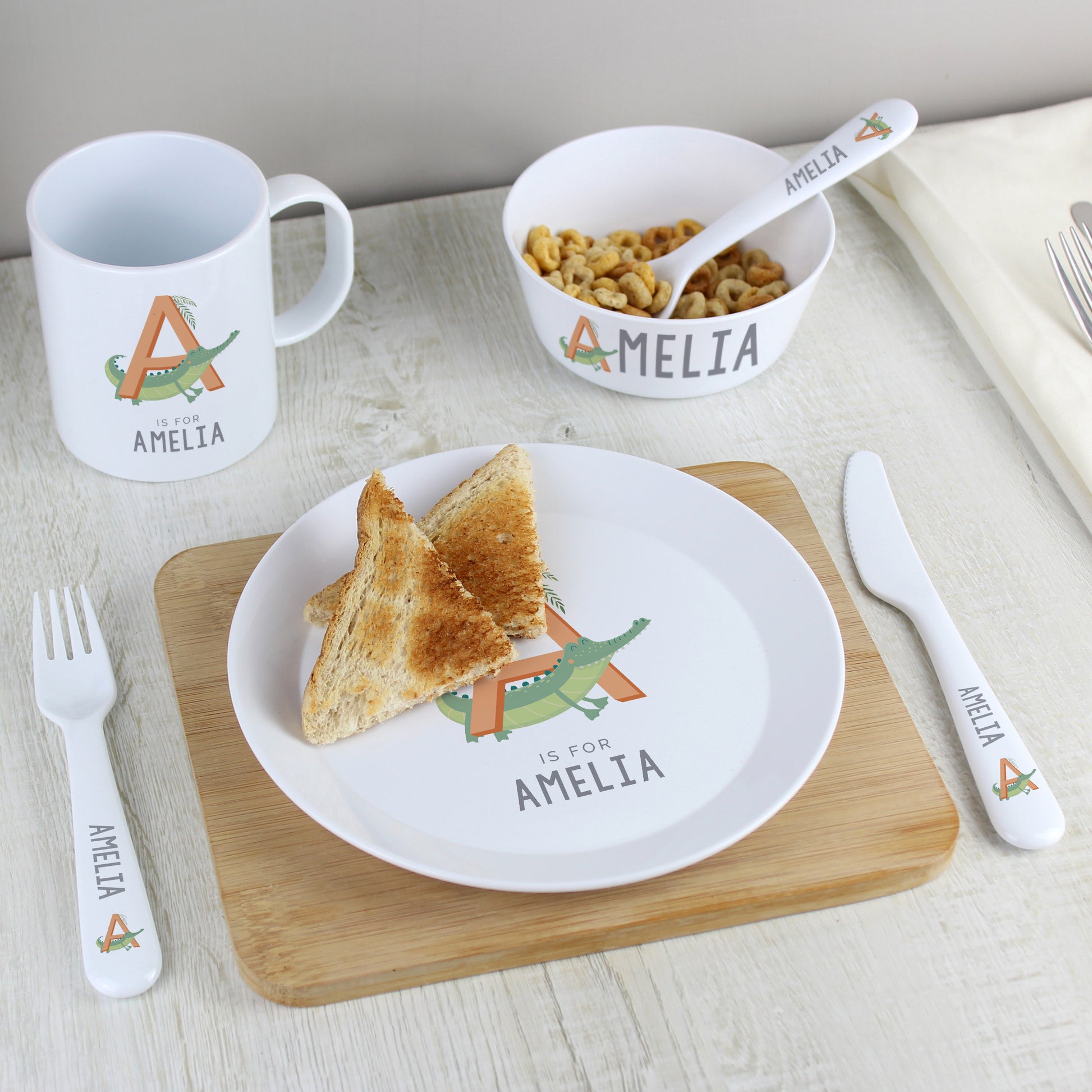 Personalised Animal Alphabet Plastic Bowl - image 6