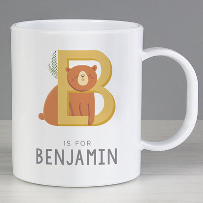 Personalised Animal Alphabet Plastic Mug - image 3