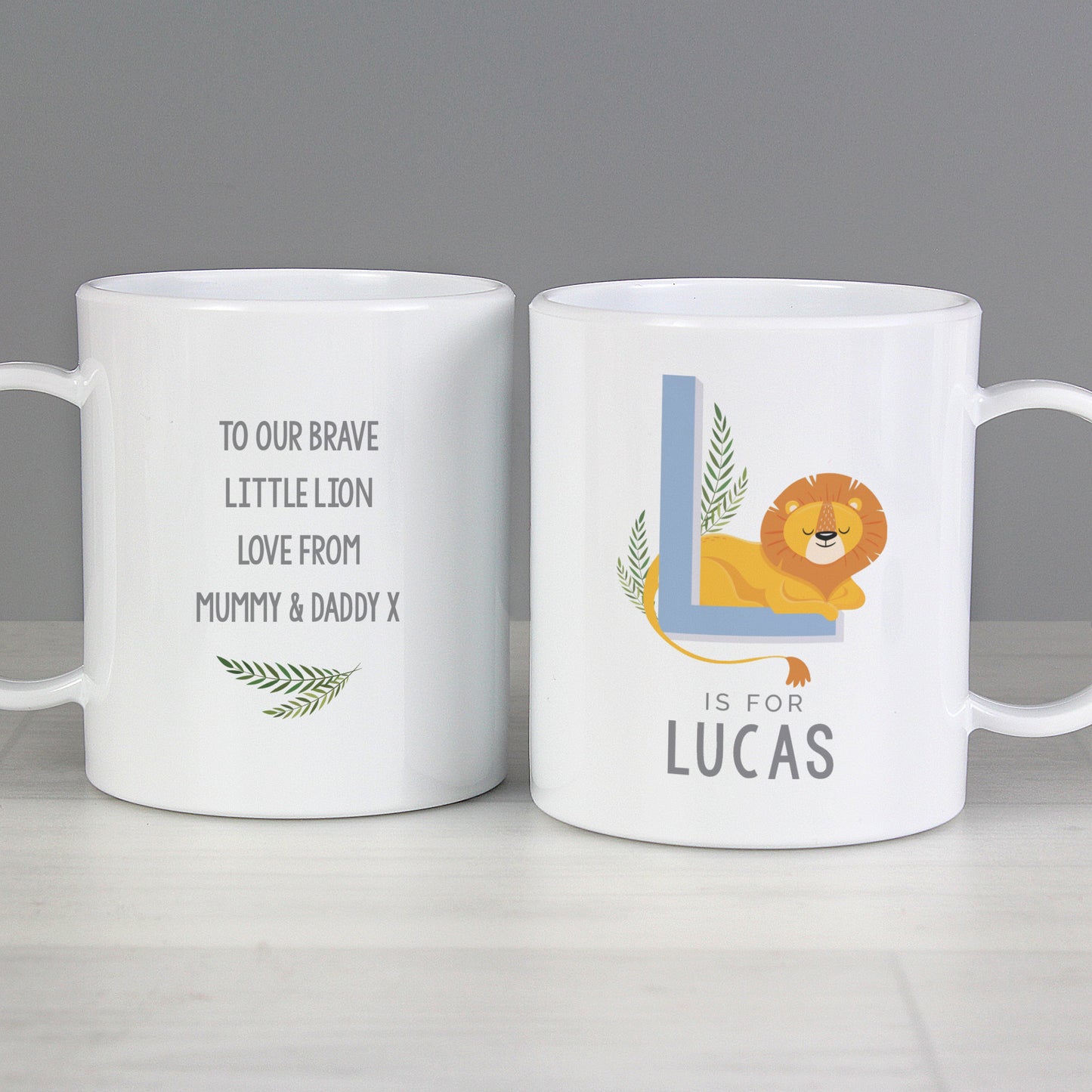 Personalised Animal Alphabet Plastic Mug - image 4