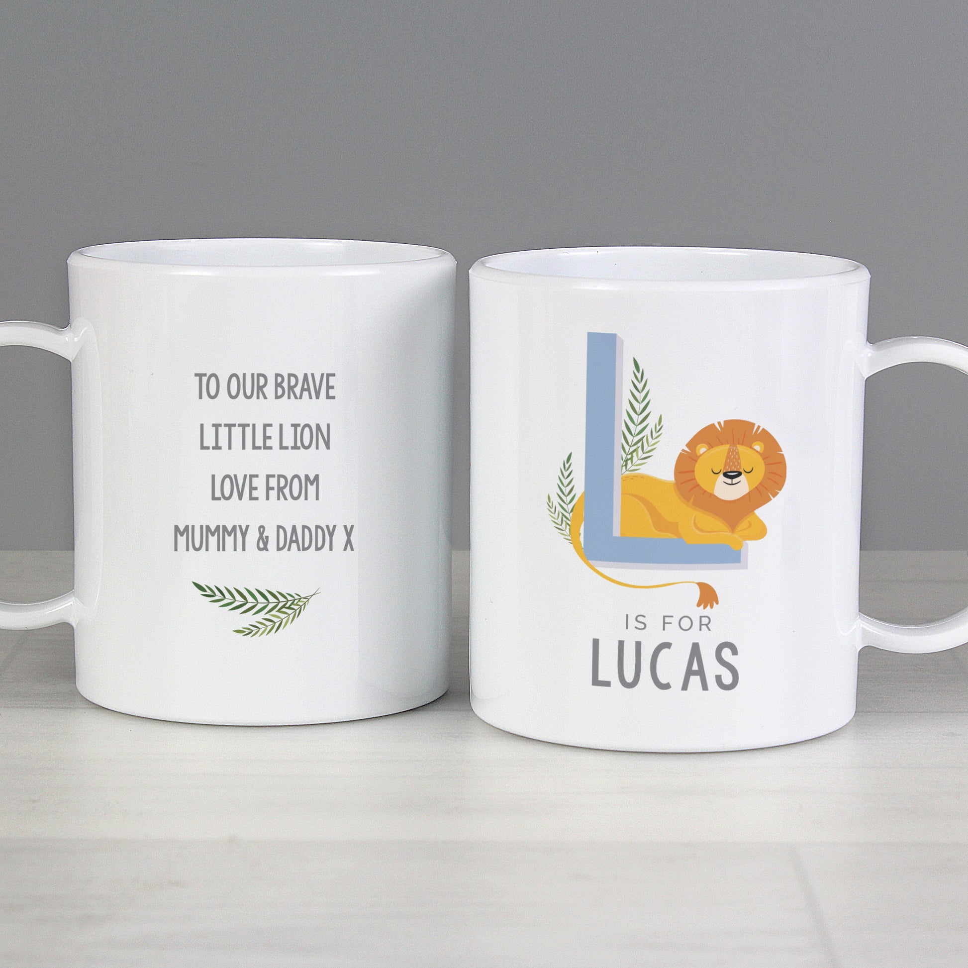 Personalised Animal Alphabet Plastic Mug - image 4