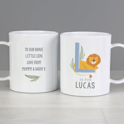 Personalised Animal Alphabet Plastic Mug - image 4