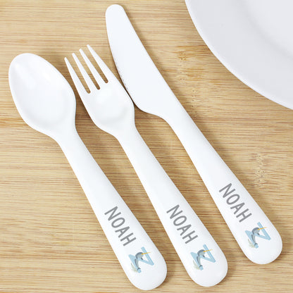 Personalised Animal Alphabet Plastic Cutlery - image 4