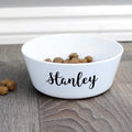 Personalised Name Plastic Cat Bowl from Heartfelt Gifts