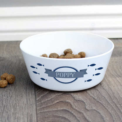 Personalised Fish Plastic Cat Bowl - image 2