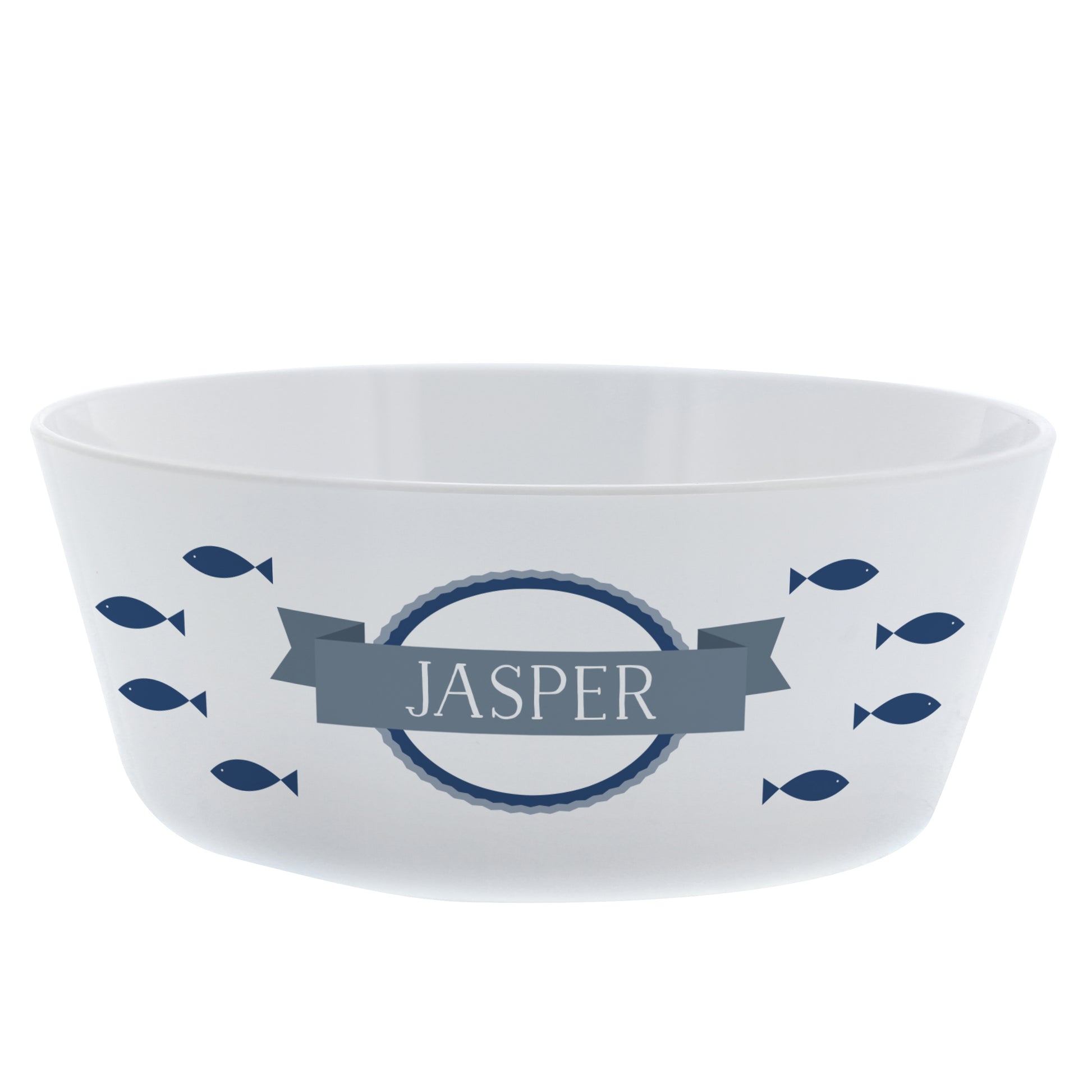 Personalised Fish Plastic Cat Bowl - image 4