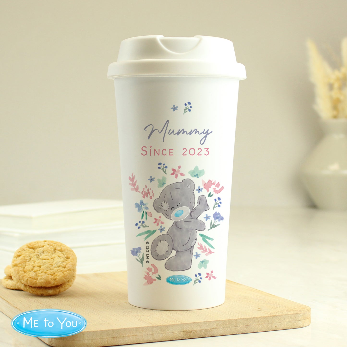 Personalised Me To You Floral Insulated Reusable Eco Travel Cup - image 6