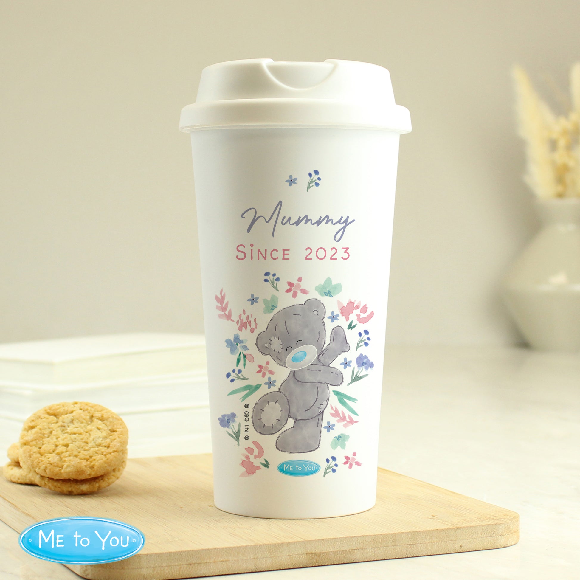 Personalised Me To You Floral Insulated Reusable Eco Travel Cup - image 6