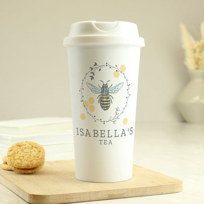 Personalised Bee Insulated Travel Cup - image 6
