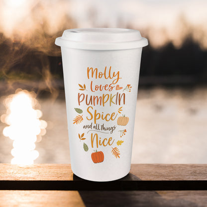 Personalised Pumpkin Spice Travel Mug - image 3