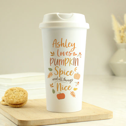 Personalised Pumpkin Spice Travel Mug - image 4