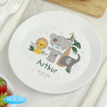 Personalised Tiny Tatty Teddy Jungle Animals Plate from Heartfelt Gifts