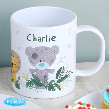 Personalised Tiny Tatty Teddy Jungle Animals Plastic Mug from Heartfelt Gifts
