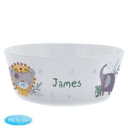 Personalised Tiny Tatty Teddy Jungle Animals Plastic Bowl - image 4