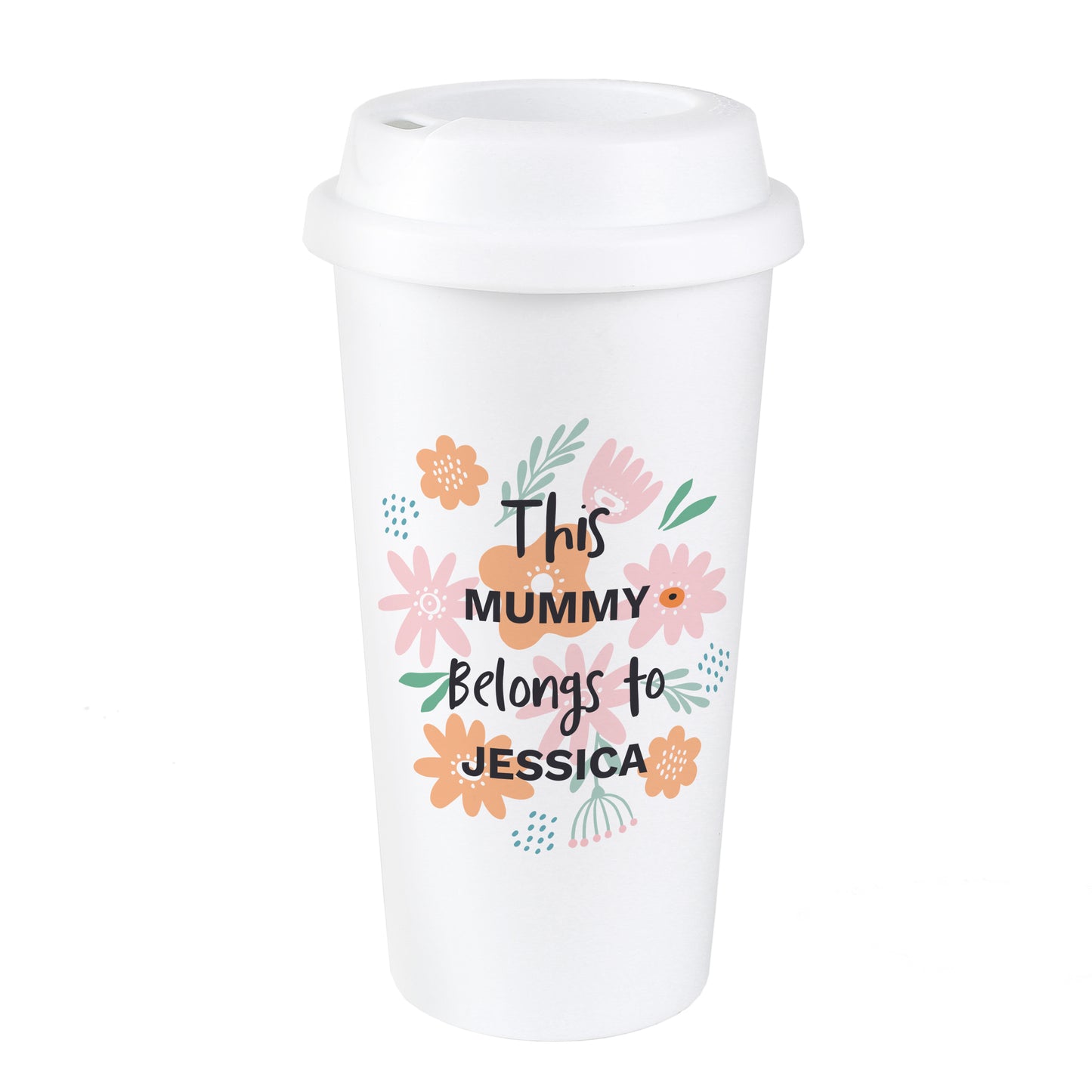 Personalised Floral Travel Mug - image 5