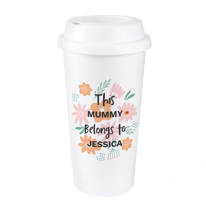Personalised Floral Travel Mug - image 5